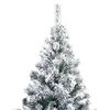 vidaXL Árbol de Navidad artificial 180 cm PVC y Acero y Plástico