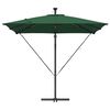 vidaXL Parasol de cantilever tipo pl&aacute;tano Verde 249 x 249 x 250 cm