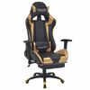 vidaXL Silla para Juegos Dorado 70 x 71 x 136 cm Cuero artificial