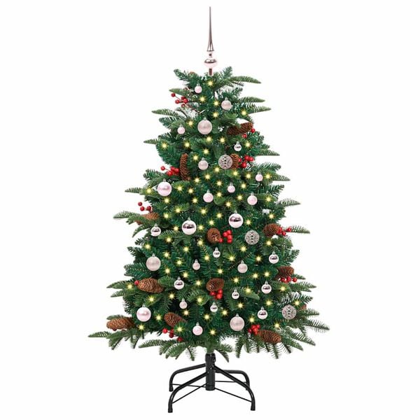 vidaXL &Aacute;rbol de Navidad artificial Verde 150 cm PVC, Metal y Pl&aacute;stico