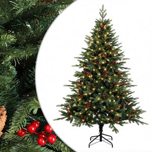 vidaXL &Aacute;rbol de Navidad artificial con ramas articuladas 120 cm