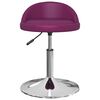 vidaXL Sillas de comedor giratorias 2 unidades cuero sint&eacute;tico morado