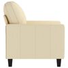vidaXL Sill&oacute;n de tela color crema 60 cm