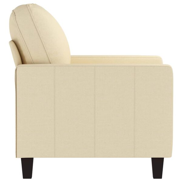 vidaXL Sill&oacute;n de tela color crema 60 cm