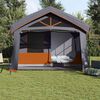 vidaXL Carpas con techo Gris y naranja 620 x 322 x 240 cm Poliéster