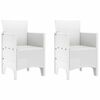 vidaXL Silla de Jard&iacute;n con coj&iacute;n 2 pcs 53 x 49 x 85 cm Polipropileno