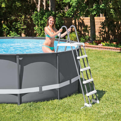 Intex Escalera de seguridad para piscina 5 peldaños 132 cm
