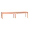 vidaXL Banco de jard&iacute;n 2 plazas madera maciza Douglas 203,5x44x45 cm