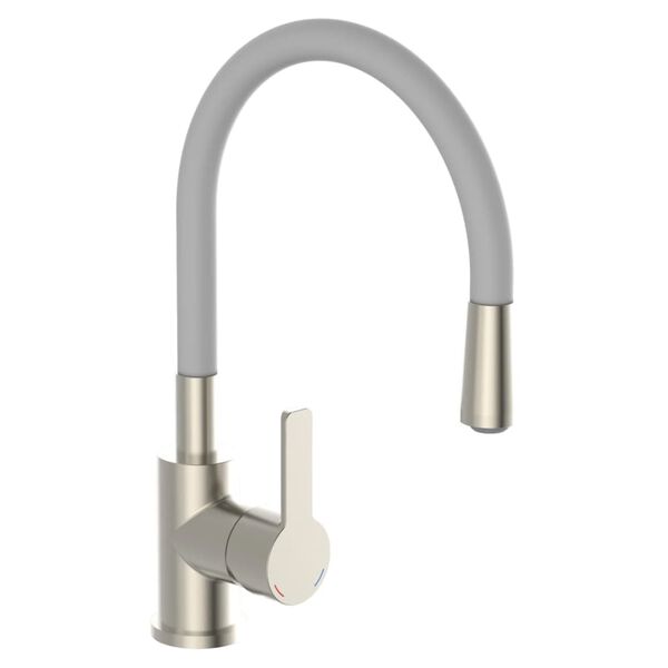 EISL Grifo mezclador de fregadero FLEXO gris