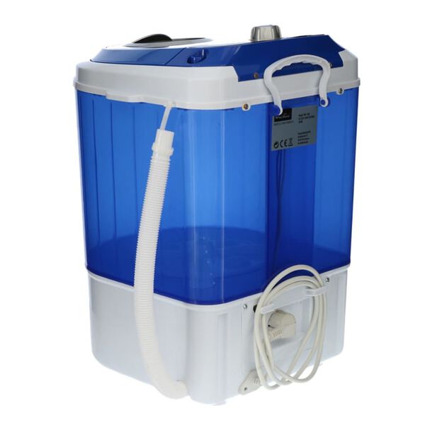 Mestic Lavadora port&aacute;til MW-100 azul y blanco 180 W