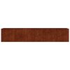 vidaXL Jardinera acero corten 200x40x40 cm