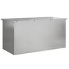 vidaXL Caja de cojines para almacenamiento en el jard&iacute;n 220 L Plateado