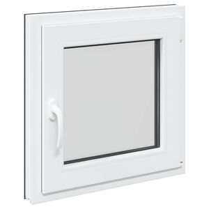 vidaXL Ventana de s&oacute;tano RISOR 50 x 50 cm PVC y vidrio Gris antracita