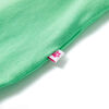 Camiseta infantil verde claro 128