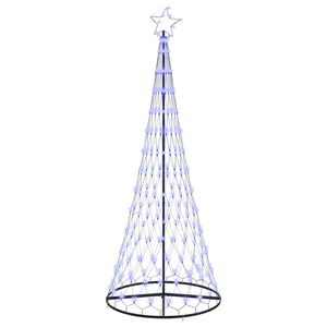 vidaXL &Aacute;rbol de Navidad LED Azul 250 cm Metal