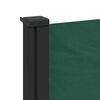 vidaXL Toldo lateral retr&aacute;ctil verde oscuro 100x300 cm