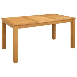 vidaXL Mesa de Comedor 150 x 85 x 75 cm Madera de Roble S&oacute;lido Natural