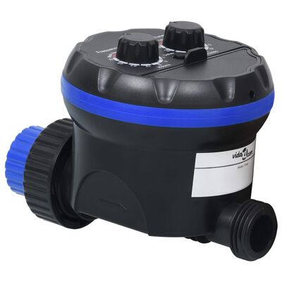 vidaXL Temporizador de agua de salida única con válvulas de bola