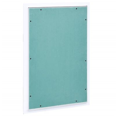 vidaXL Panel de acceso marco de aluminio y placa de yeso 300x600 mm
