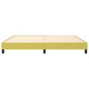 vidaXL Estructura de cama con somier tela verde 200x200 cm
