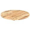 vidaXL Superficie de mesa redonda madera maciza de mango 25-27 mm 80cm
