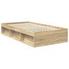 vidaXL Estructura de cama Sonoma 100 x 200 cm Madera de pino macizo