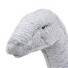 vidaXL Dinosaurio braquiosaurio de peluche de pie gris XXL