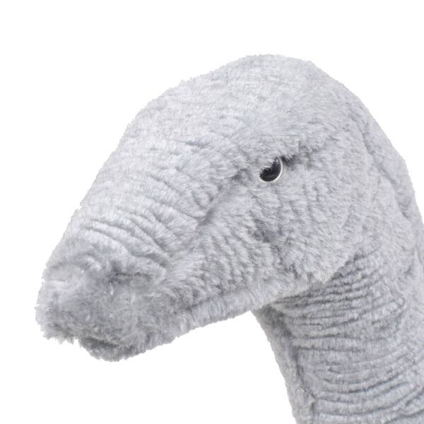 vidaXL Dinosaurio braquiosaurio de peluche de pie gris XXL