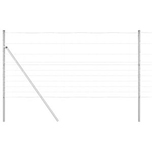 vidaXL Poste de Valla Galvanizado 25 x 1,2 m Acero