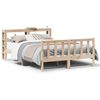 vidaXL Estructura de cama sin colch&oacute;n madera maciza de pino 160x200 cm