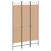 vidaXL Biombo de 3 Paneles Beige 120 x 200 cm Tela