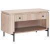vidaXL Banco para zapatos con caj&oacute;n con estante 85 x 37 x 48 cm