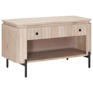 vidaXL Banco para zapatos con caj&oacute;n con estante 85 x 37 x 48 cm