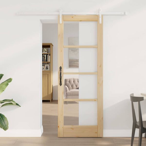 vidaXL Puerta Corredera ORKDAL Natural 73,5 x 198,5 cm