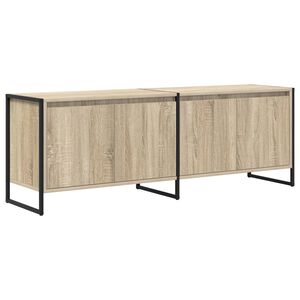 vidaXL Gabinete de TV Sonoma 140 x 36 x 49.5 cm Madera contrachapada