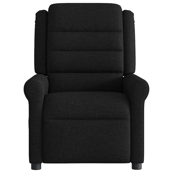 vidaXL Sill&oacute;n reclinable de tela negro