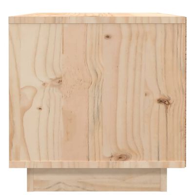 vidaXL Mesita de noche madera maciza de pino 40x34x35 cm