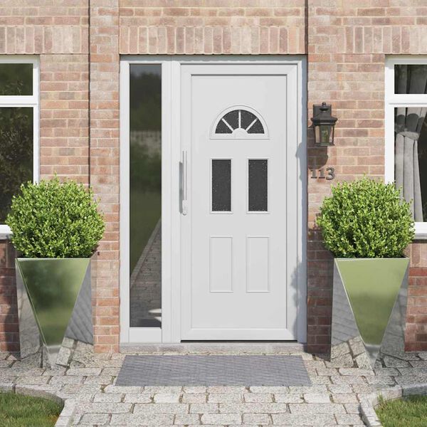 vidaXL Jardinera 2 pcs Plateado 50 x 50 x 75 cm Acero Galvanizado