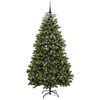 vidaXL &Aacute;rbol de Navidad artificial Verde 210 cm PVC y Metal