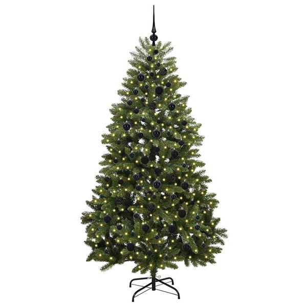 vidaXL &Aacute;rbol de Navidad artificial Verde 210 cm PVC y Metal