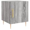 vidaXL Mesita de noche madera de ingenier&iacute;a gris Sonoma 40x40x50 cm
