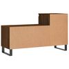 vidaXL Mueble zapatero madera contrachapada roble marr&oacute;n 102x36x60 cm