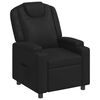 vidaXL Sill&oacute;n reclinable Negro 75 x 95 x 106 cm Tela