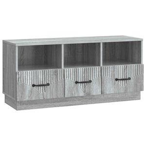 vidaXL Mueble de TV con caj&oacute;n Gris Sonoma 102 x 34,5 x 47 cm