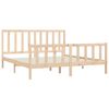 vidaXL Estructura de cama de madera maciza 200x200 cm