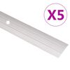 vidaXL Perfiles de suelo 5 unidades aluminio dorado 90 cm