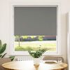 vidaXL Estor Enrollable Opaco gris 95x150 cm Tela Ancho 95x130 cm