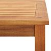 vidaXL Mesa de centro de jardín madera maciza de acacia 60x60x36 cm