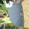 vidaXL Toldo lateral plegable terraza gris 160 cm