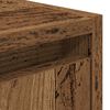 vidaXL Mesillas de noche de pared 2 uds madera vieja 38x34x40 cm